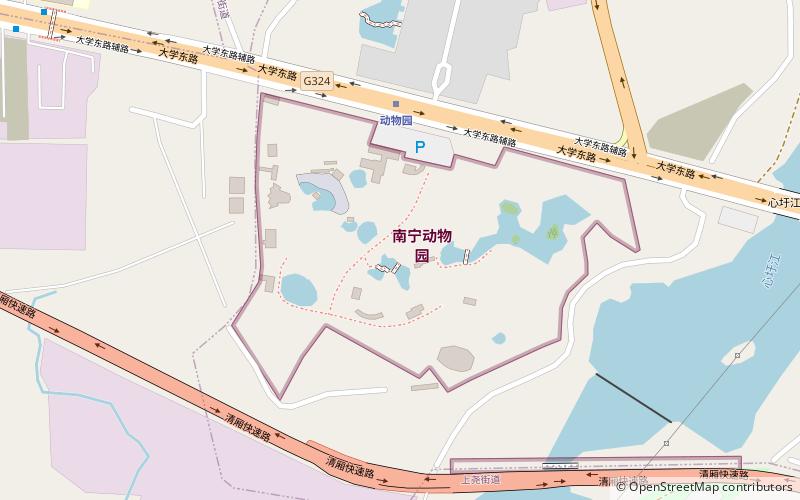 nanning zoo location map