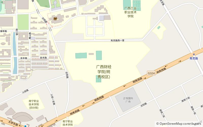 Université du Guangxi location map