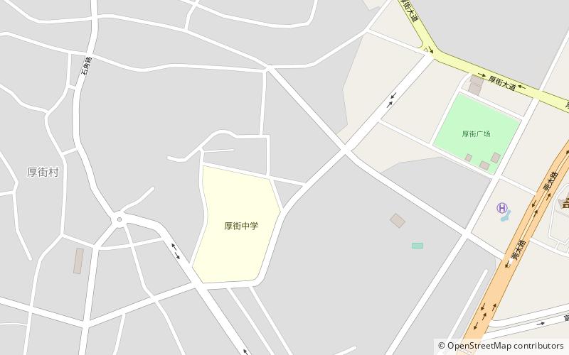 Houjie location map