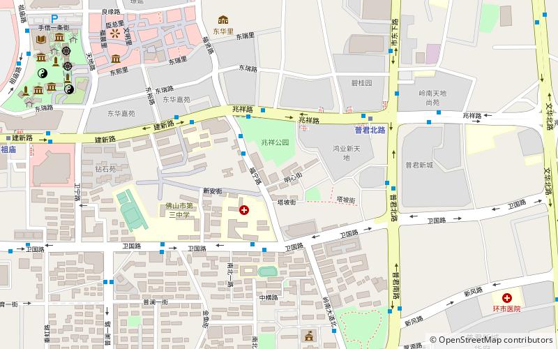 Wong Fei-hung Memorial Hall location map