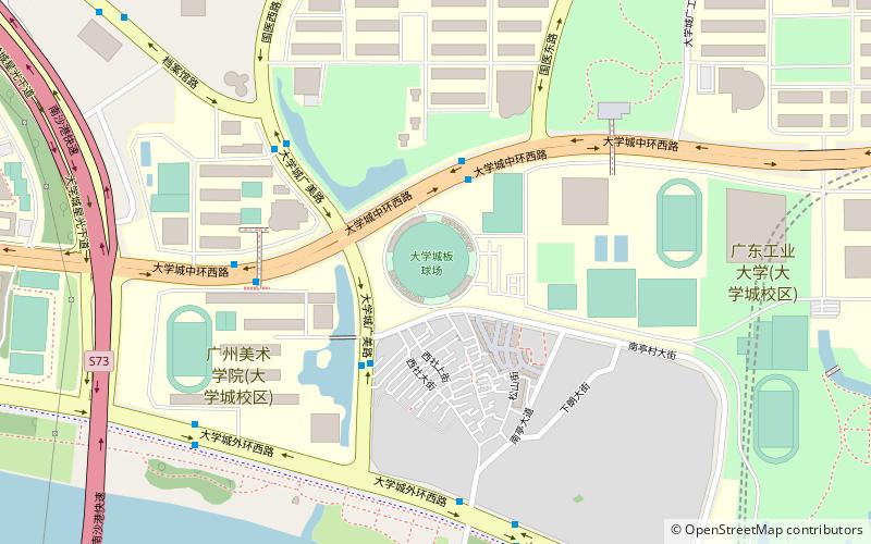 guanggong international cricket stadium kanton location map