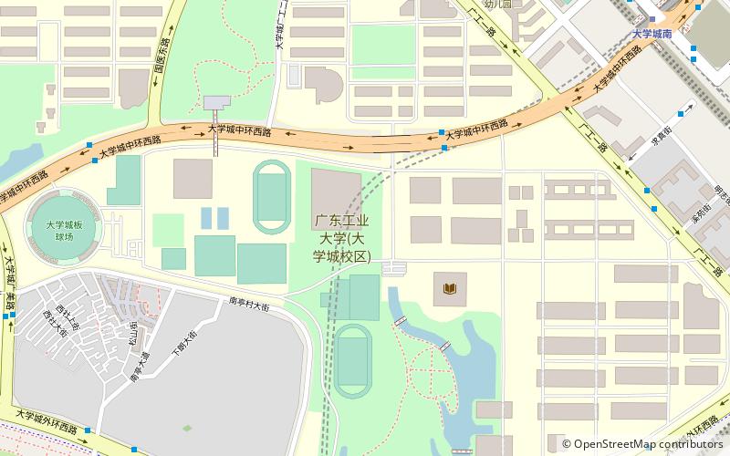 guangdong university of technology canton location map
