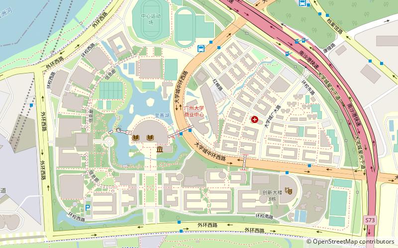 guangzhou university canton location map