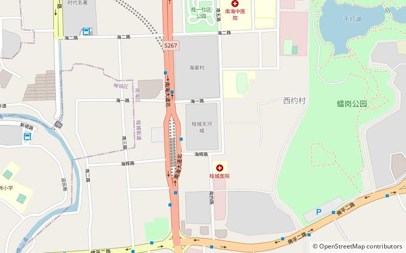 nanhai district stadium foshan location map