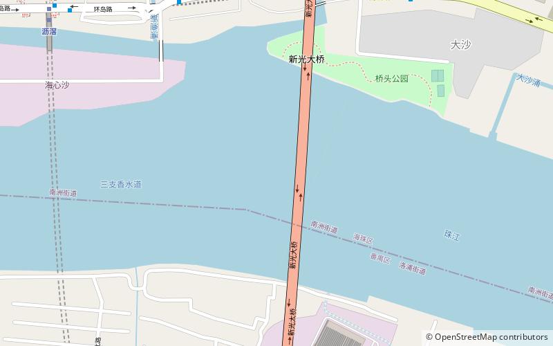 Xinguang-Brücke location map