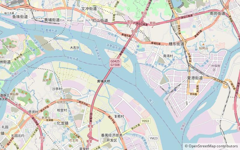 Huangpu Bridge location map