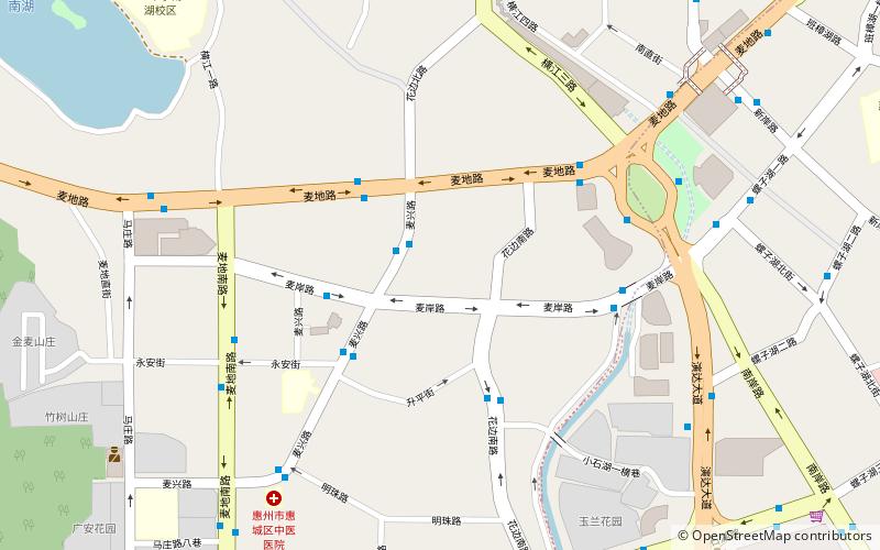 Huicheng District location map