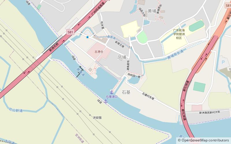 Ancient Whampoa Anchorage location map