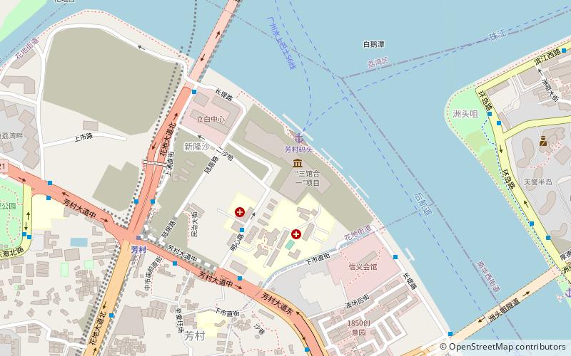 fangcun canton location map