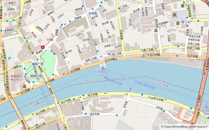 Tianzi Wharf location map