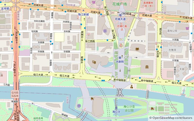 Guangzhou Opera House location map