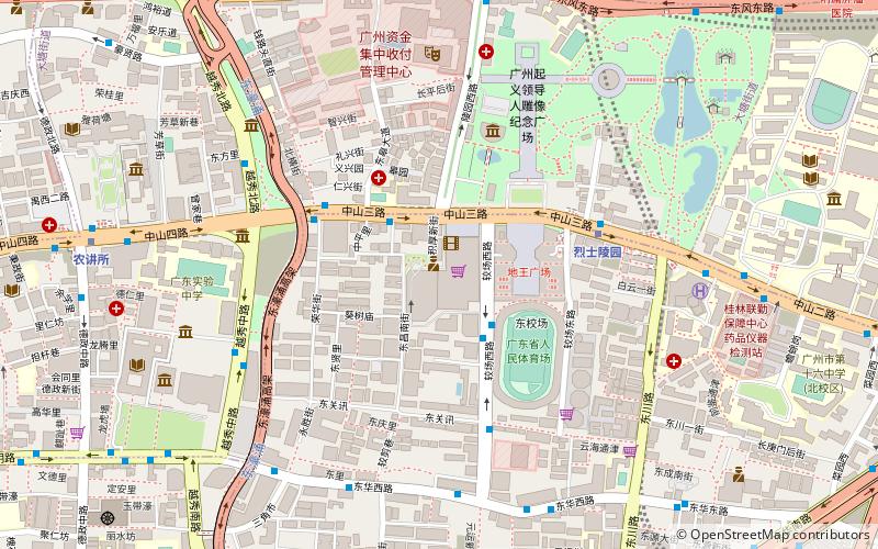 Zhong hua guang chang location map