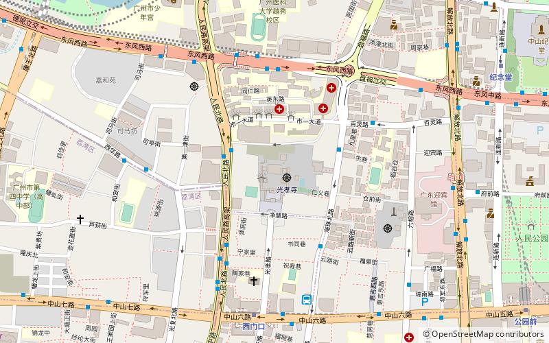 Guangxiao si location map