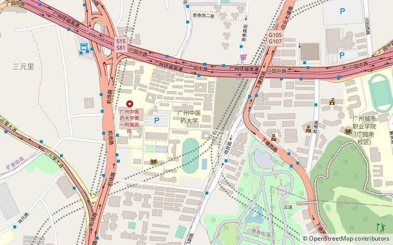 Guangzhou University of Chinese Medicine location map
