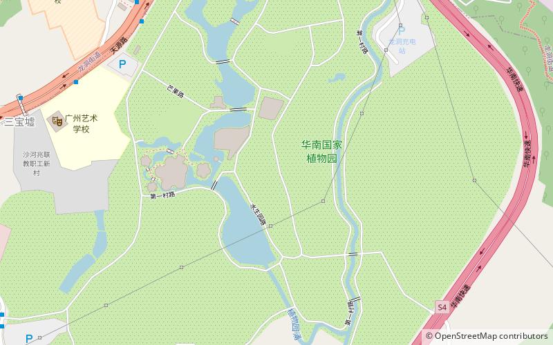 South China Botanical Garden location map