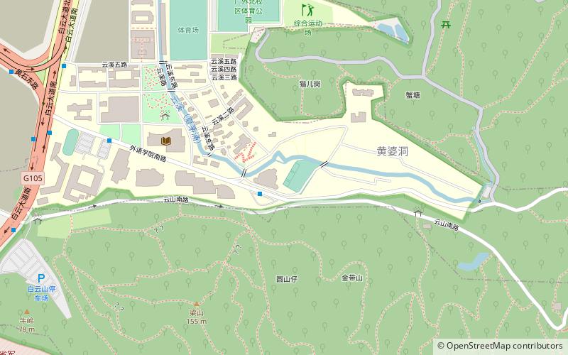 Guangdong University of Foreign Studies location map