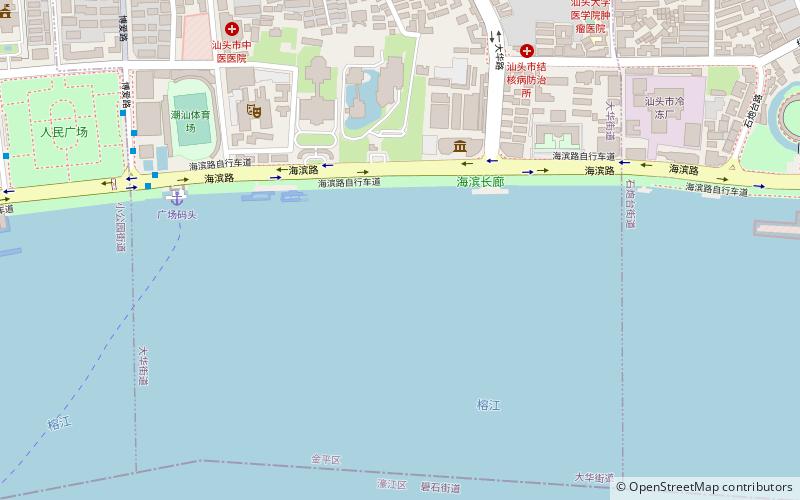 haibin stadium shantou location map