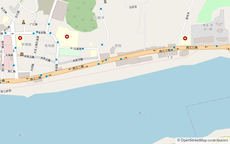 wanxiu district wuzhou location map