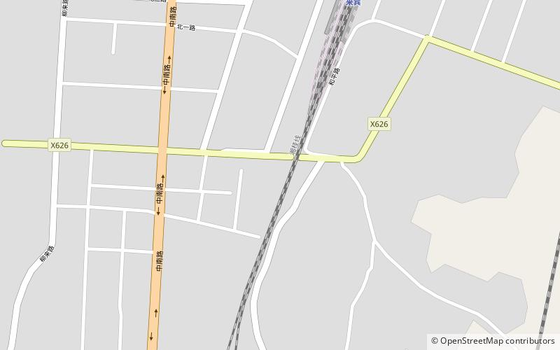 District de Xingbin location map