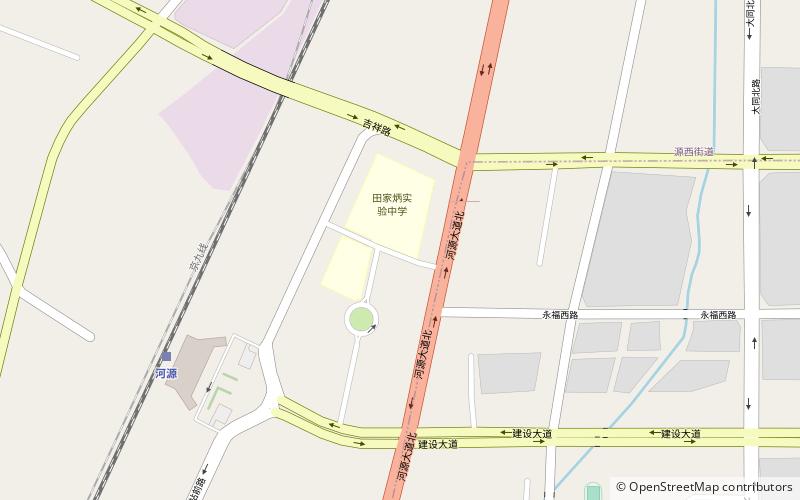 yuanxi subdistrict heyuan location map