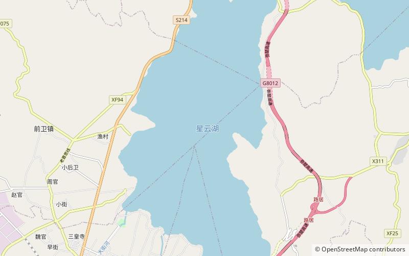 Xingyun Lake location map