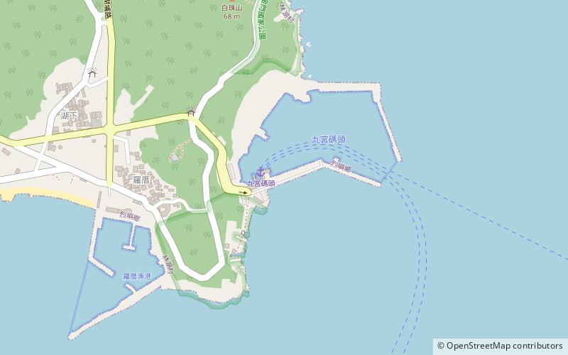 Jiugong Pier location map