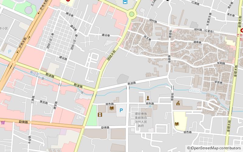 shubao pagoda mangshi location map