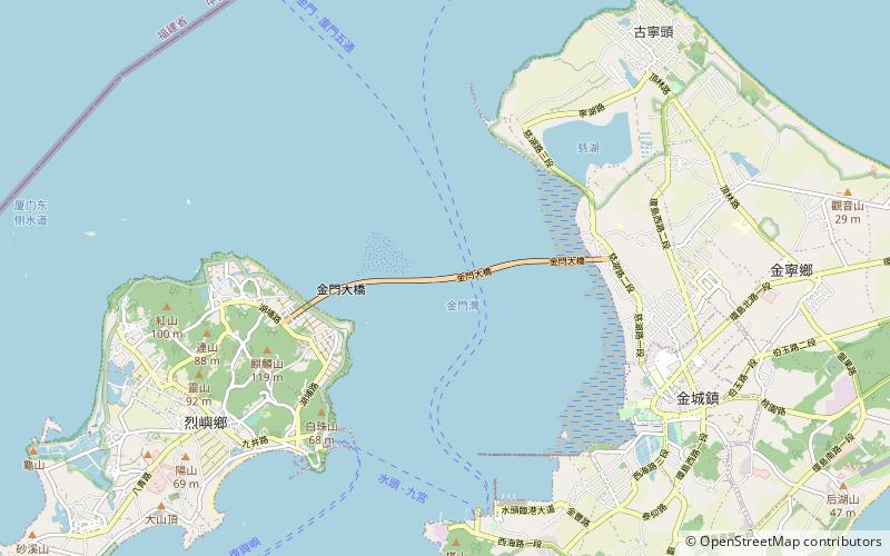 Kinmen Bridge location map