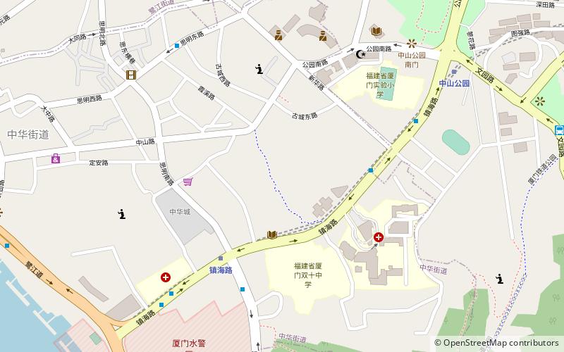 overseas chinese museum xiamen location map