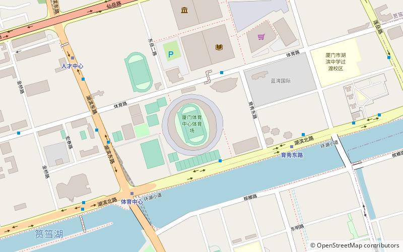 xiamen stadium location map