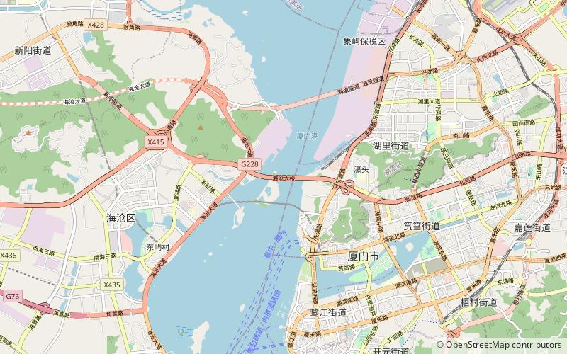Haicang Bridge location map