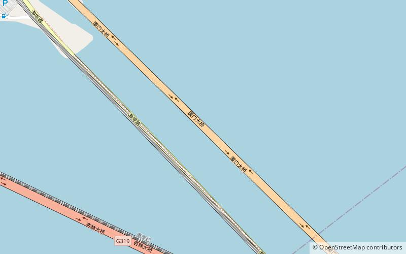 Xiamen Bridge location map