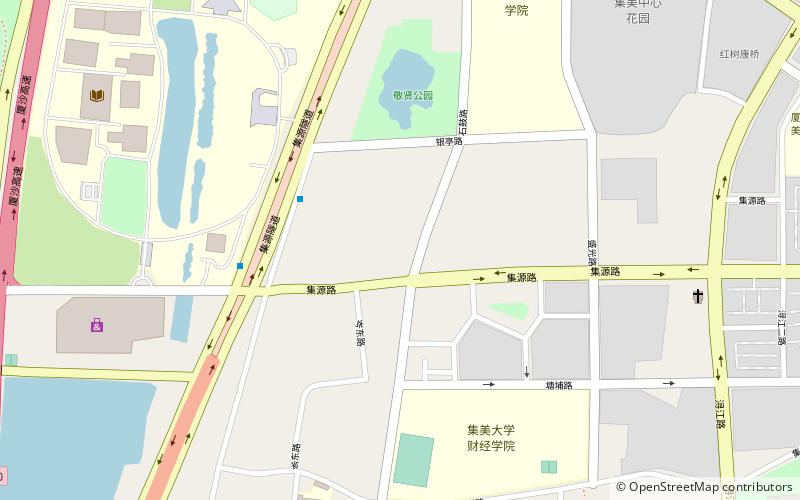 Jimei University location map
