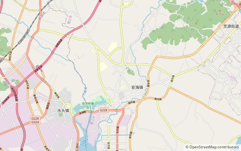 Longshan Temple location map