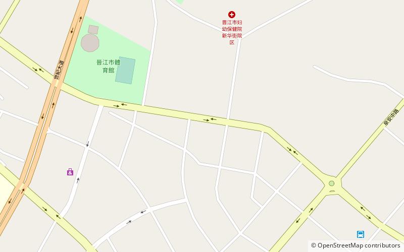 qingyang subdistrict jinjiang location map