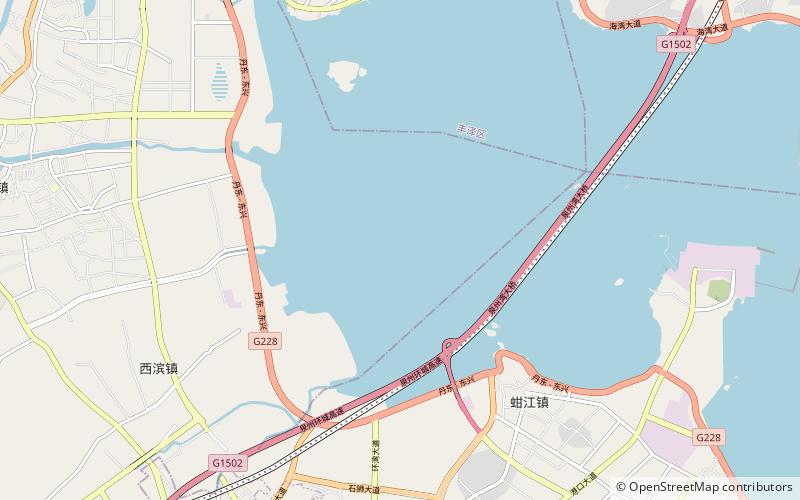 Port of Meizhou Bay location map