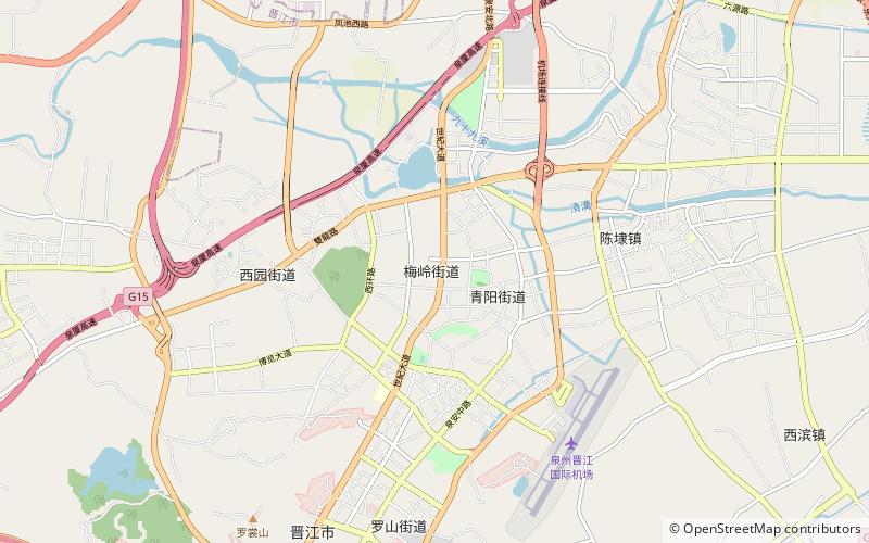 meiling subdistrict jinjiang location map