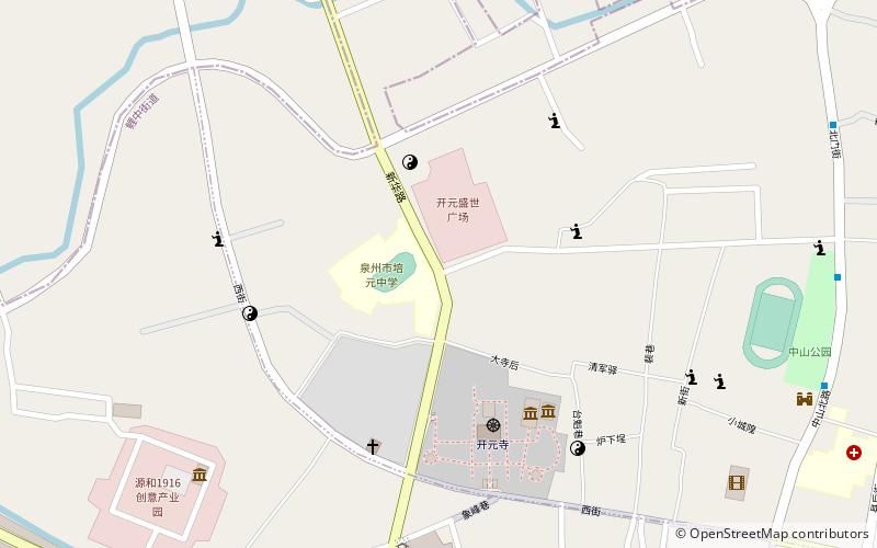 hokkien quanzhou location map