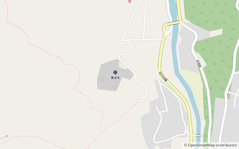 Caoxi Temple location map