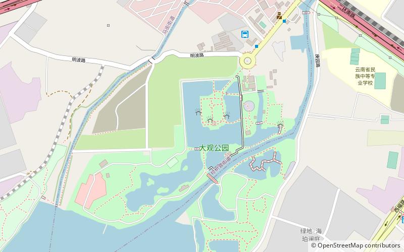 Daguan Park location map