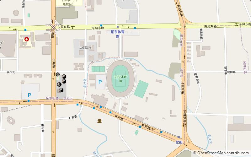Kunming Tuodong Sports Center location map