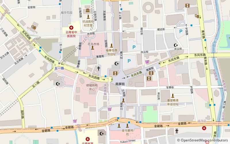 new world sinobright kunming location map