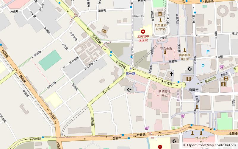 Yunnan Provincial Museum location map