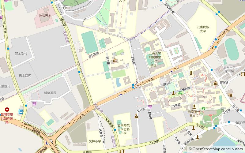 Yunnan Normal University location map