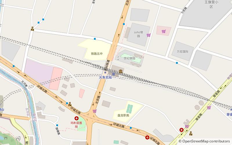 Yunnan Railway Museum location map