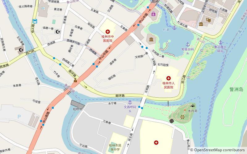 chongshan street mosque guilin location map