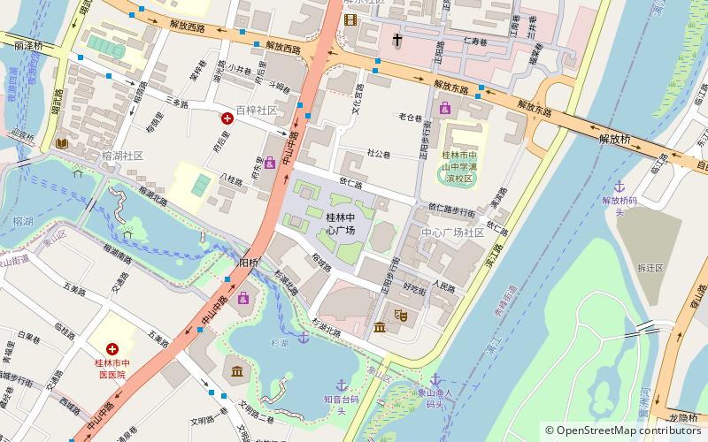 central square guilin location map