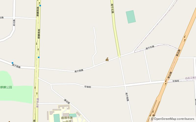 district de qilin qujing location map