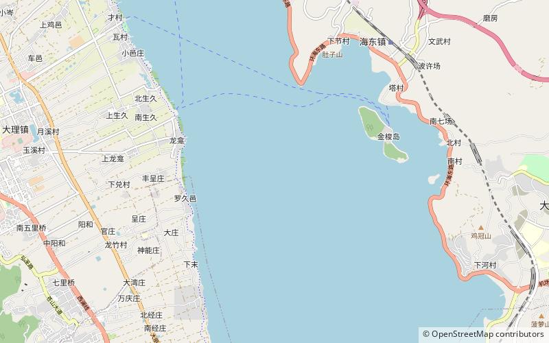 Dali Town location map