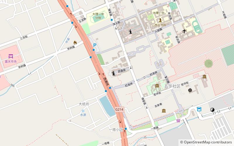 wumiao concourse dali location map